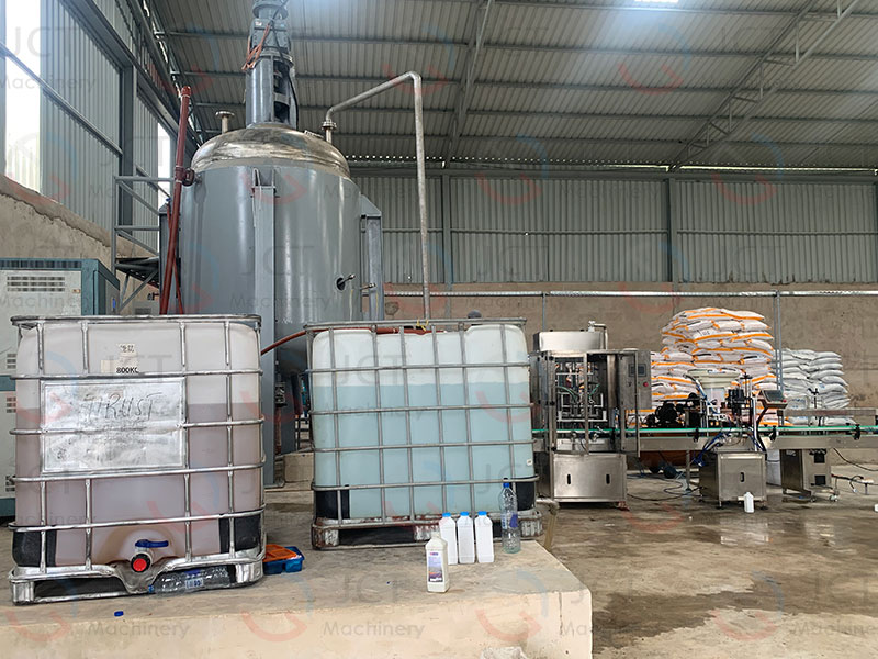 Проект линии по производству герметиков для ремонта шин | JCT Machinery