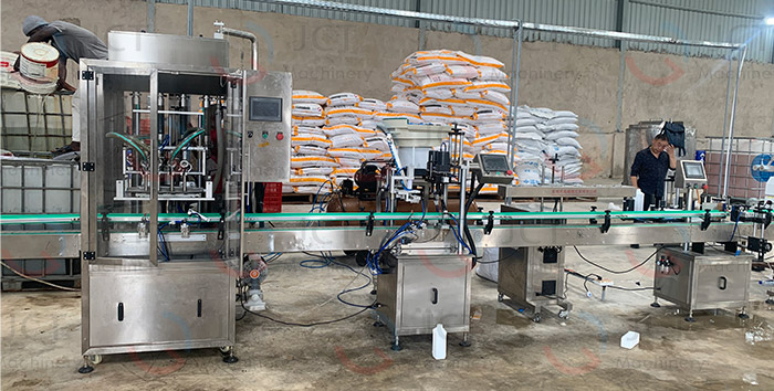 система упаковки линии по производству герметиков для ремонта шин tire repair sealant production line packaging system