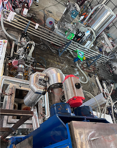линия по производству гранулированного клея-расплава hot melt glue production line